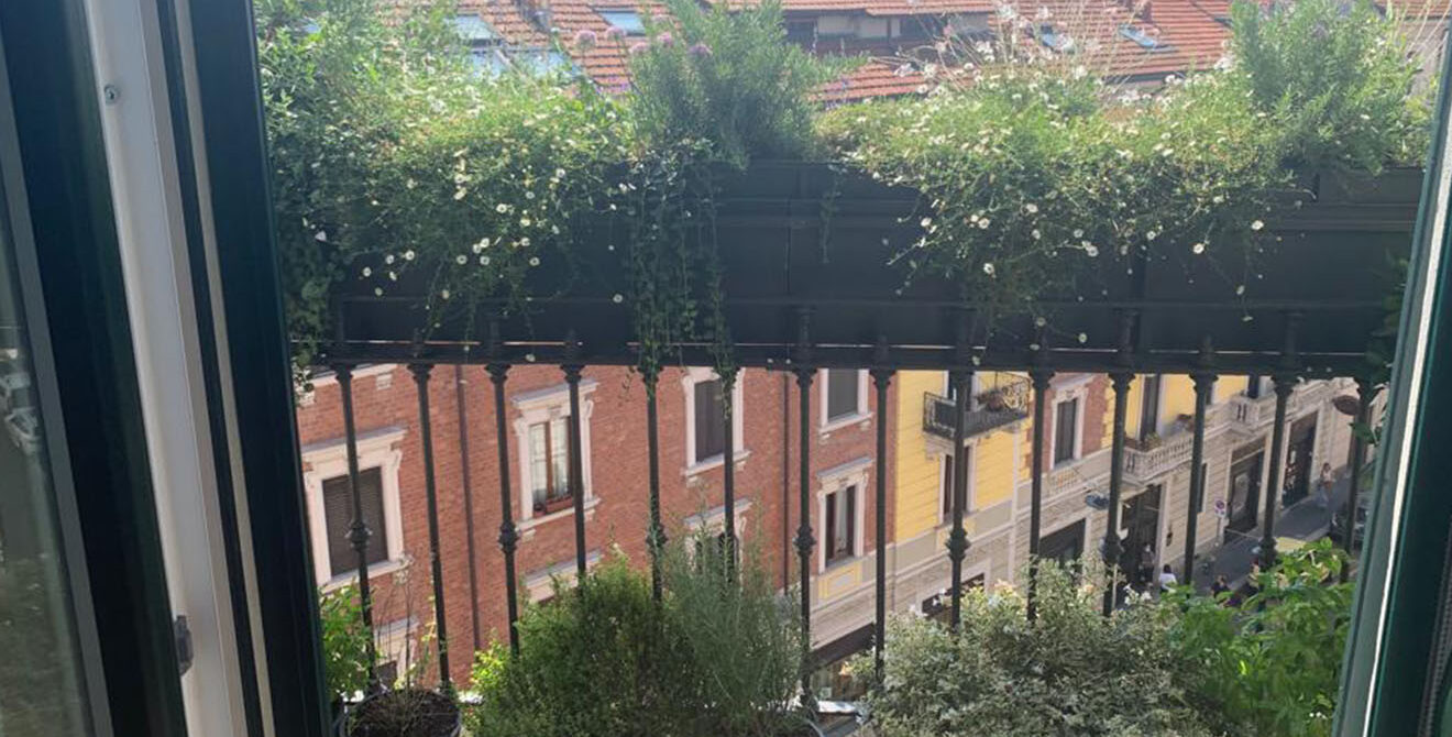 Fioriera In Metallo Balcone Casa Vecchia Milano - GigaFerr